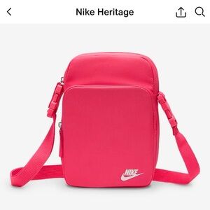 Nike Heritage Pink Crossbody Bag